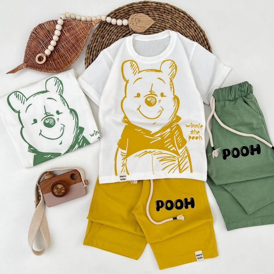 ست تیشرت وشلوارک پوو