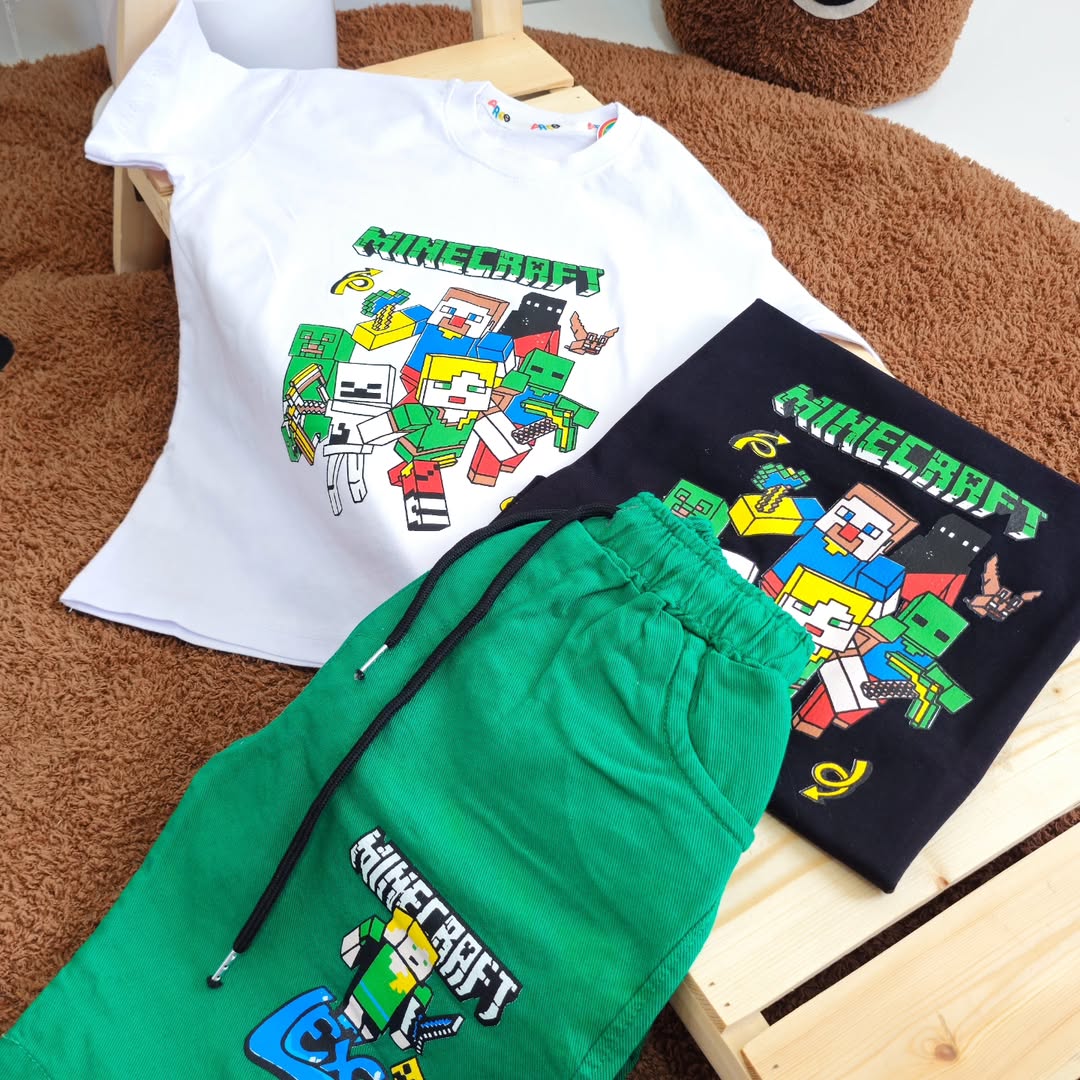 تیشرت وشلوارک ماینکرافت