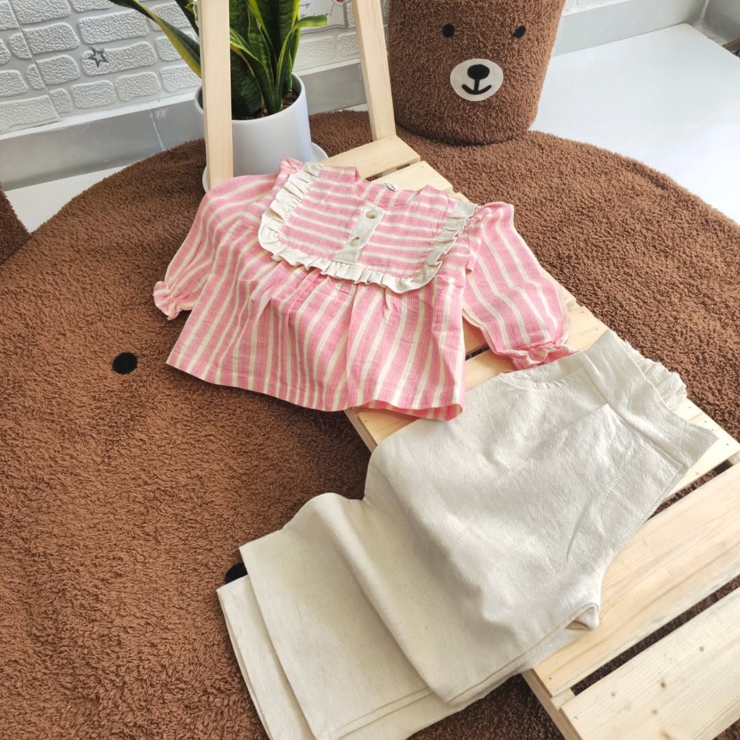 شومیز وشلوار لنین کپی