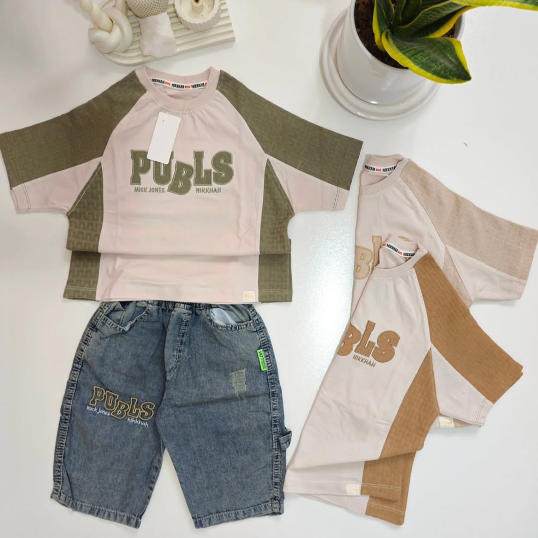 ست تیشرت وشلوار جین